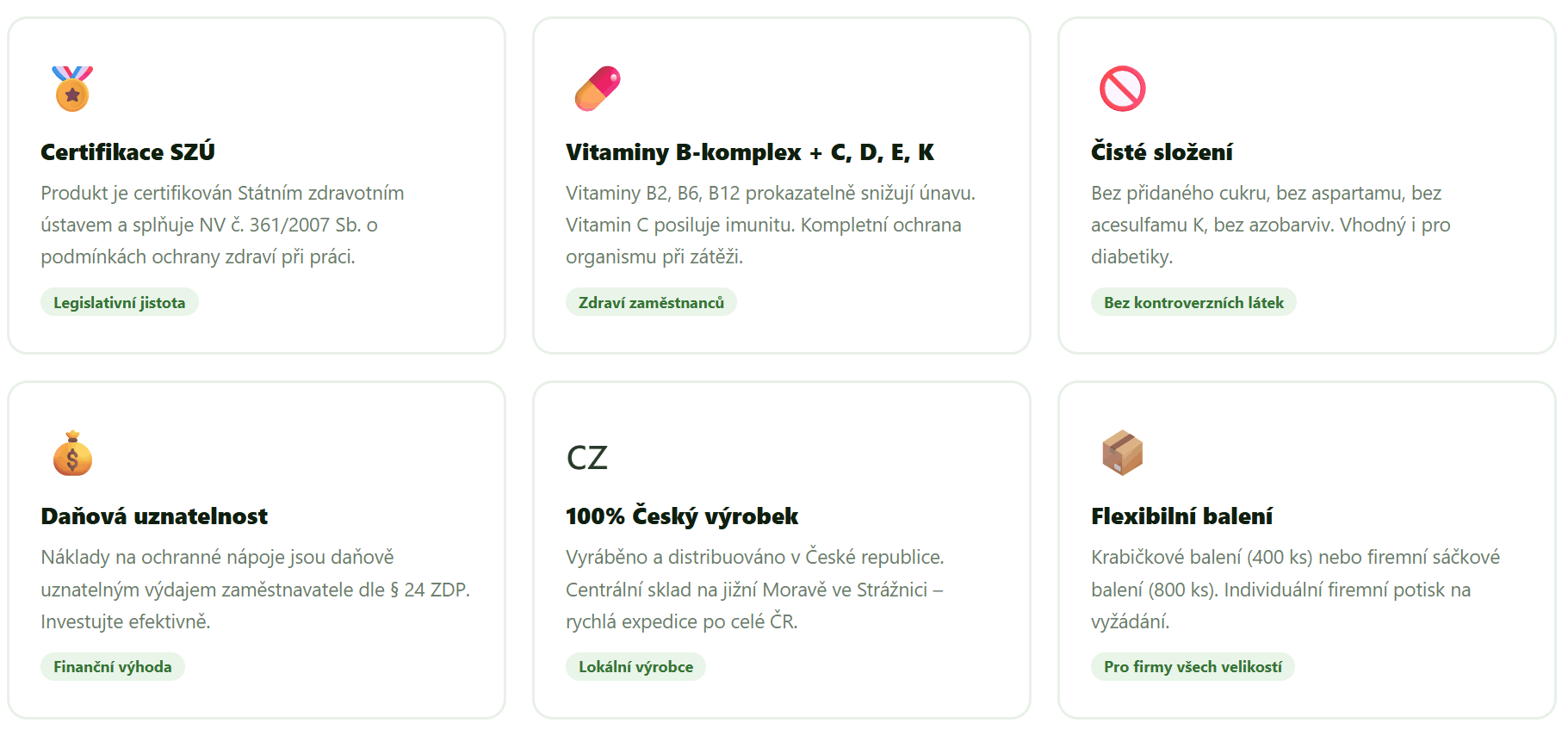 Proč si vybrat ochranný pracovní nápoj ZERO DRINK