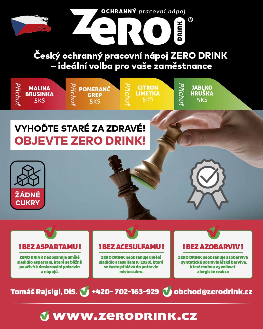 ZERO DRINK - ochranný pracovní nápoj